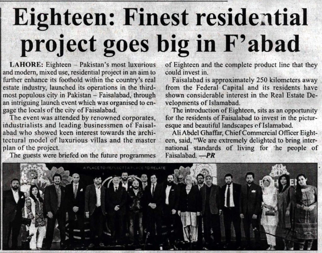 Eighteen residential project