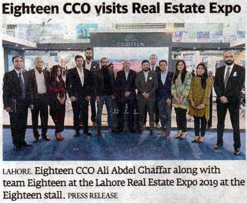 Eighteen CCO visit Real Estate Expo
